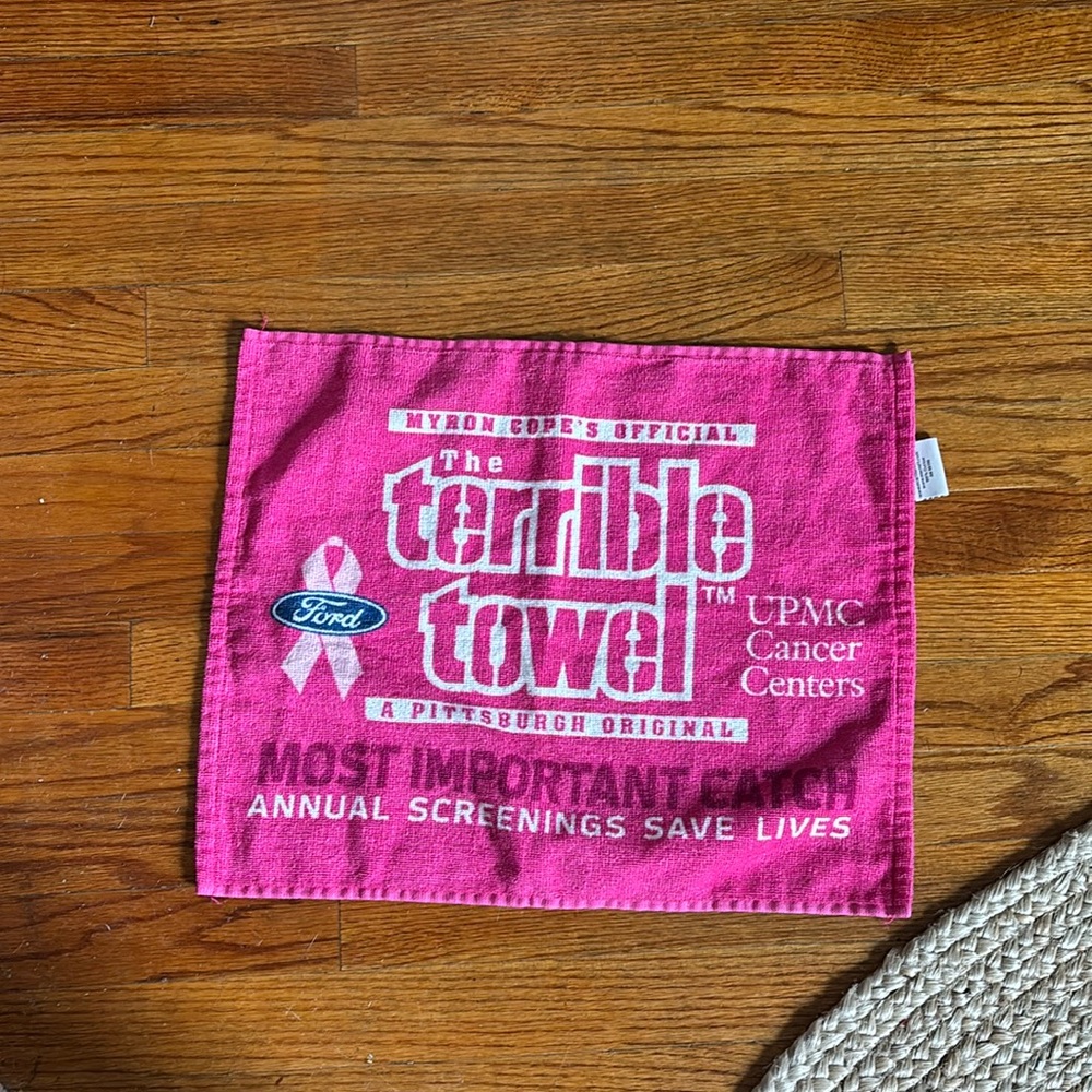 Pittsburgh Steelers pink  terrible towel